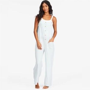Billabong Beach Cruiser Overalls Large Blue